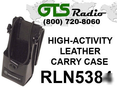 Motorola RLN5384 leather carry case belt loop for PR400