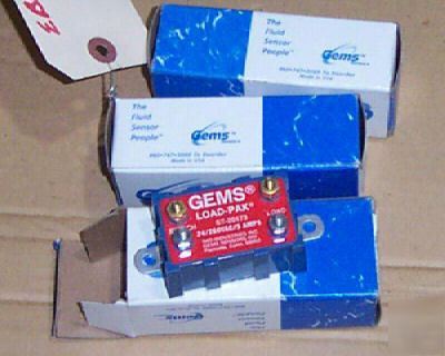 New 3 gems sensors load-pak 20173 relays lot