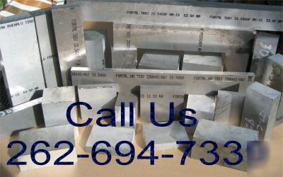 FortalÂ® hr aluminum plate 1.535 x 2 5/8 x 15 3/4 