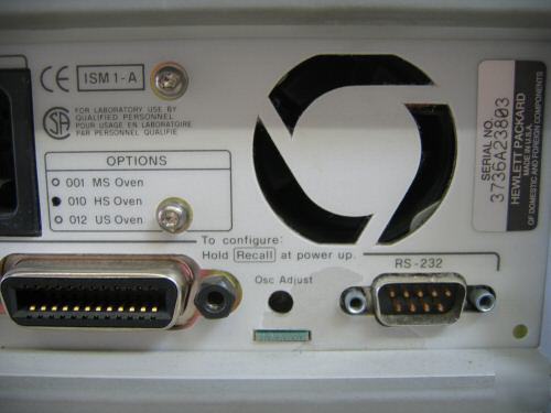 Hp agilent 53131A universal counter options 010/030