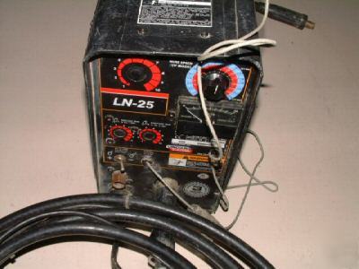 Lincoln ln-25 portable wire feeder mig welder 