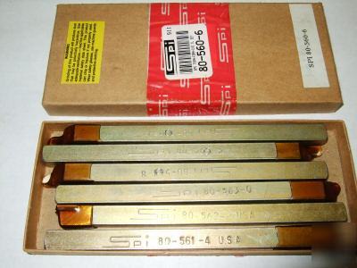 New spi cut-off tool set 3/8 sq shk, 6PC rh turn-form/ 