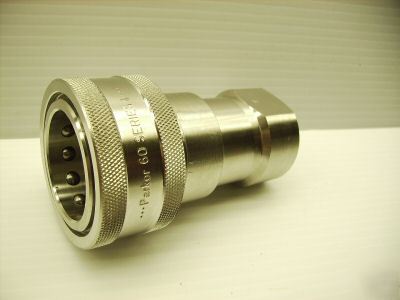 Parker-60 hydraulic quick disconnect coupler stainless