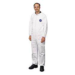 Wise disposable tyvek coverall zip safety loose cuff lg