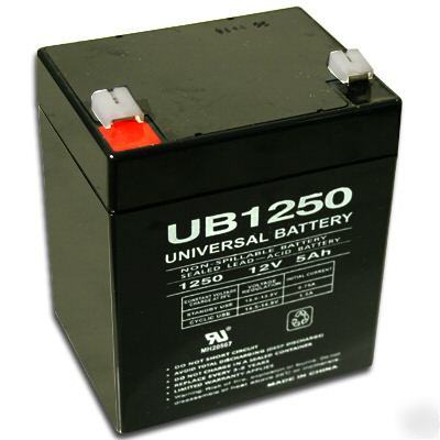 New 12V 5AH sla battery for ups back-up & alarm systems 