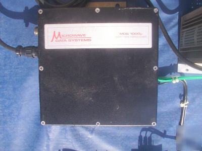 Wireless microwave data systems control transceiver 