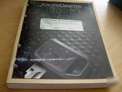 John deere 4.5L 6.8L diesel engine service manual bosch