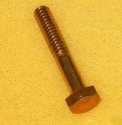 5 ea. brass screws / bolts 1/4-20 x 1-1/2