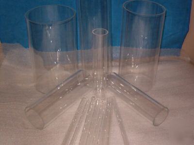 Cast acrylic tubes 3 x 2-3/4 (1/8WALL) 5FT 1PC