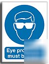 Eye protection worn sign - s.rigid-200X250(ma-039-re)