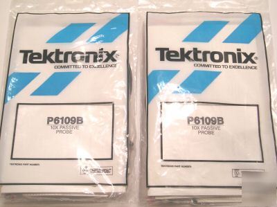 New 2 tektronix P6109B 100MHZ oscilloscope probe/P3010