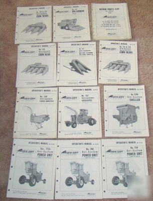 New lot of avco idea uni-system uni-combine manuals