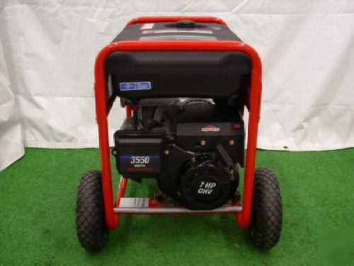 Portable gas 3550 watt briggs generator F030248 