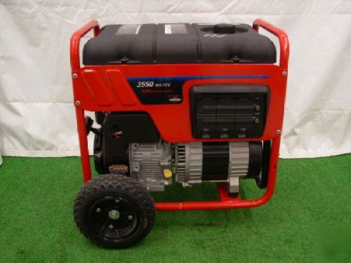 Portable gas 3550 watt briggs generator F030248 