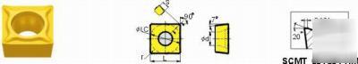 SCMT09T304-hm/ PTBD151 carbide insert 30 lots of 10 pcs