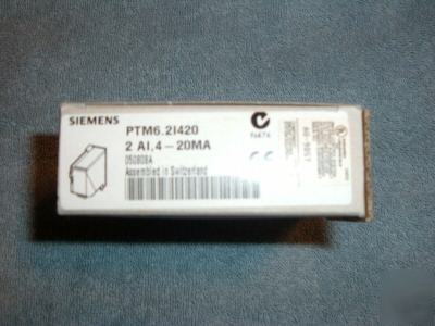 New siemens PTM6.2Y420 apogee analog input landis