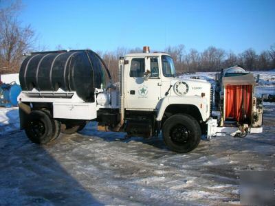 Sewer jetting truck 1995 ford cummins