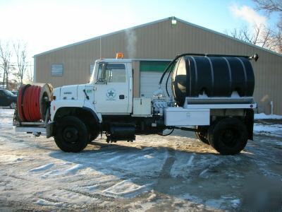 Sewer jetting truck 1995 ford cummins