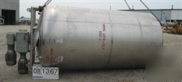 Used: stainless fabrication inc double motion mix tank,