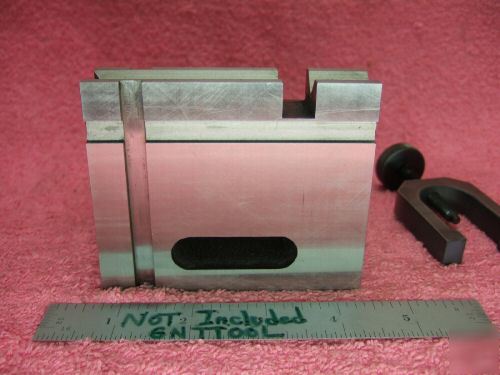 Angle plate toolmaker machinist hardened ground vee 