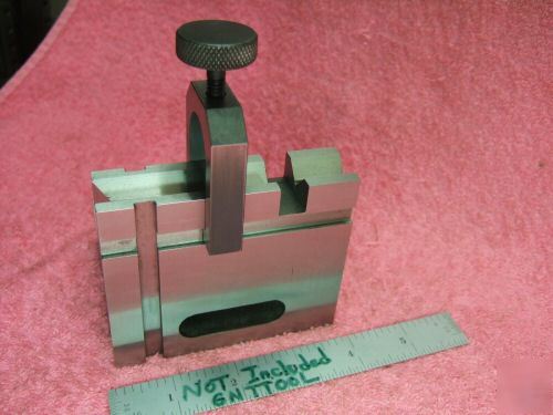 Angle plate toolmaker machinist hardened ground vee 