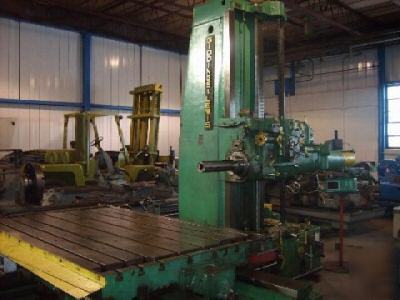 5â€ giddings & lewis table type horizontal boring mill