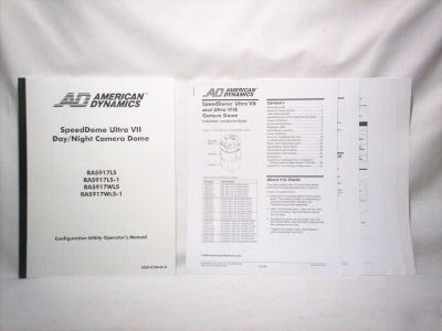 American dynamics speeddome ultra vii manual RAS917LS