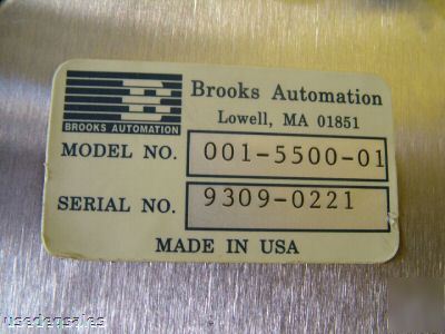 Brooks pri automation wafer robot 001-5500-01