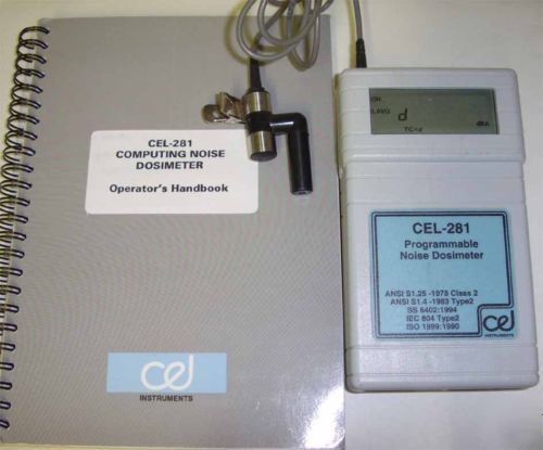 Cel-281 computing sound / noise dosimeter