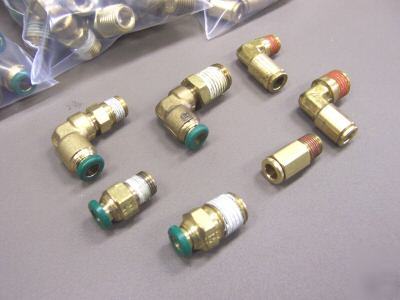 New huge lot push lock fittings, brass ~ ~surplus~