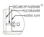 Workspace safes - indesk safeâ„¢ - small letter