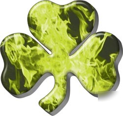 Firefighter shamrock decal reflective 2