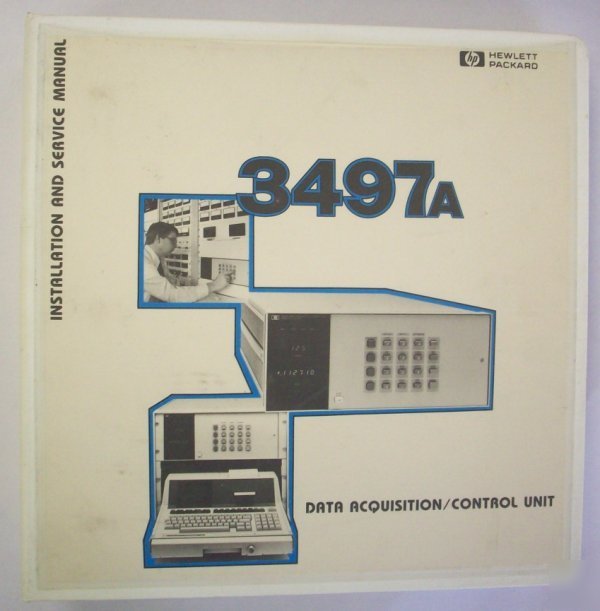 Hp / agilent 3497A sv-install manual - $5 shipping 