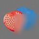 50 urinal screens - blue bubble gum scent