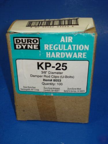 Durodyne damper rod 3/8â€ u-bolts kp-25 8053 100CT