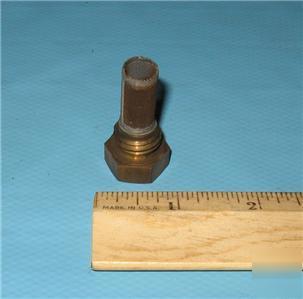 Stanley elevator sediment strainer assembly