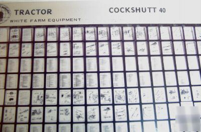 Cockshutt 40 tractor parts catalog microfiche manual