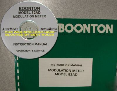 Boonton 82AD instruction (operating-service) manual