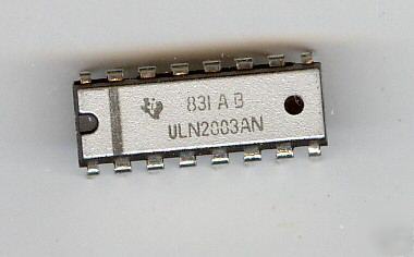 Integrated circuit ULN2003AN ic electronics 