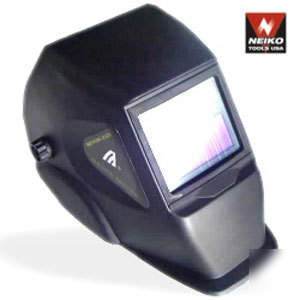 Solar-powered auto-darken mig/tig welding helmet