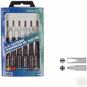 VTSET2 â€” 6 piece precision electronic screwdriver set