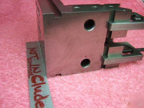 Angle plate toolmaker machinist ground hard vee steps