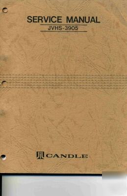 1 A1 book service manual jvhs-3905 candle