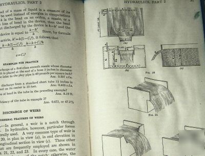 1942 international library book manual on hydraulics