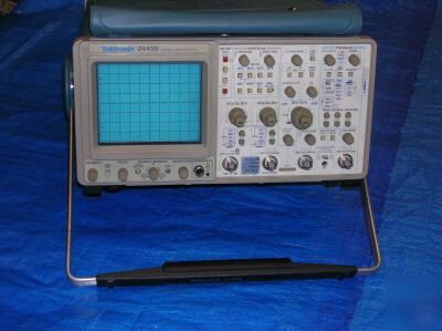 2445B tektronix 200MHZ 4-chan oscilloscope 1-year warr