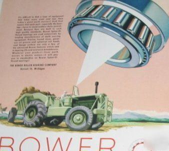 Bower roller bearings federal mogul art -8 1950S ads