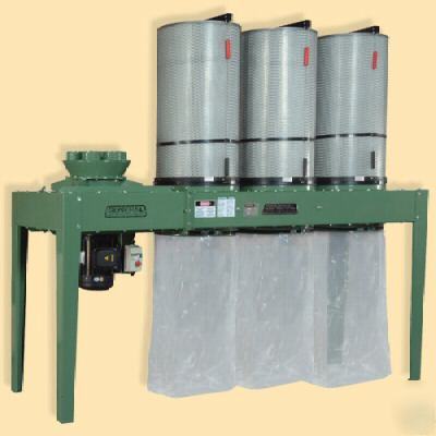 General 10-750CF 10HP 3PH canister dust collector