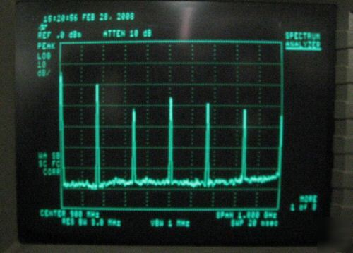 Hp 8591B 9KHZ - 1.8GHZ spectrum analyzer + tracking gen