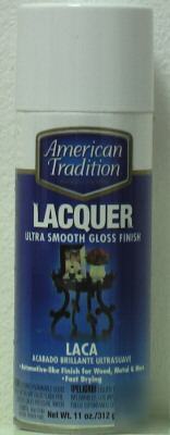 Lot of 6 cans of american tradition lacquer - white