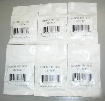 New lot of 6 general bearing corp. 1616DC bearing